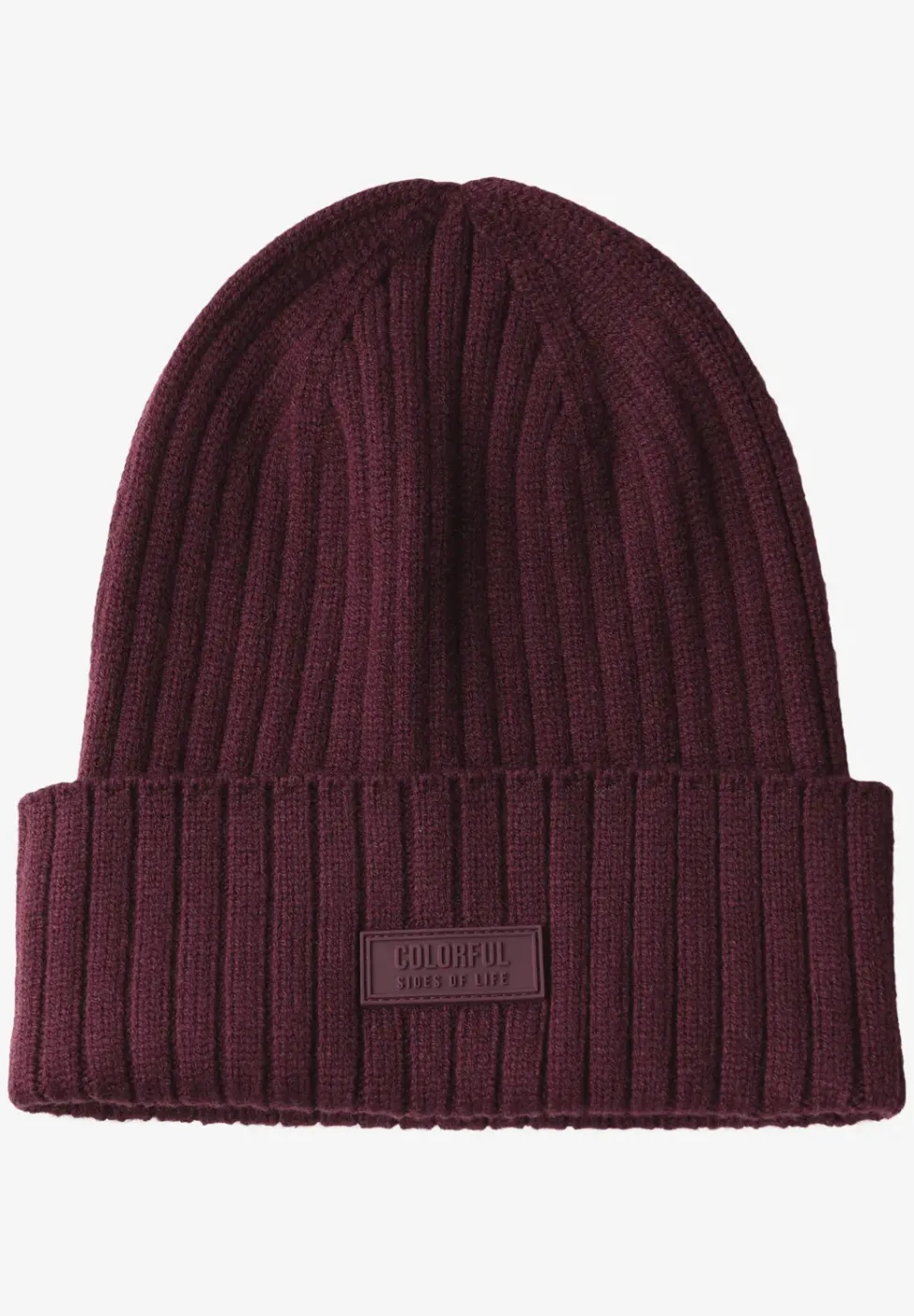 Bonnet en tricot côtelé