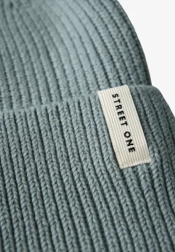 Bonnet en tricot côtelé