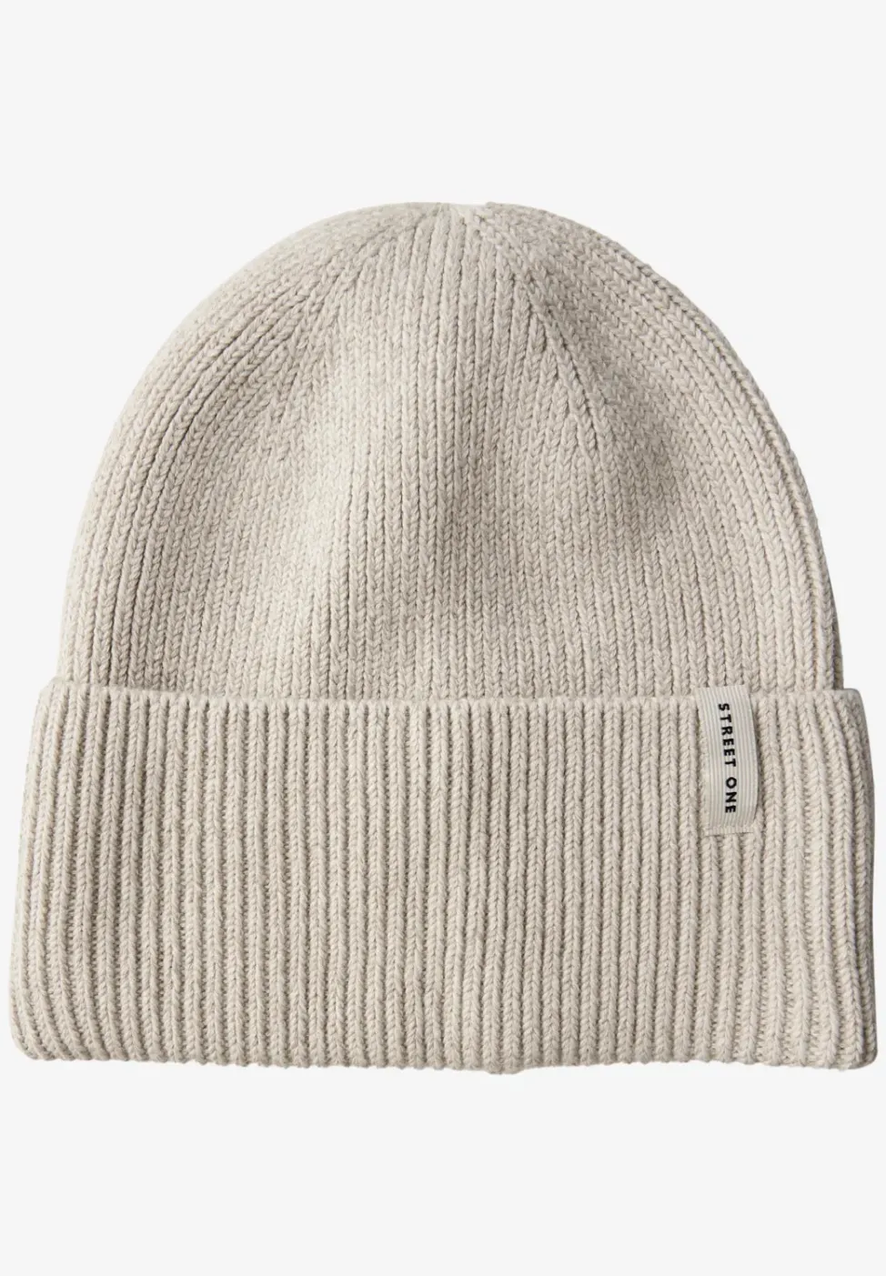 Bonnet en tricot côtelé
