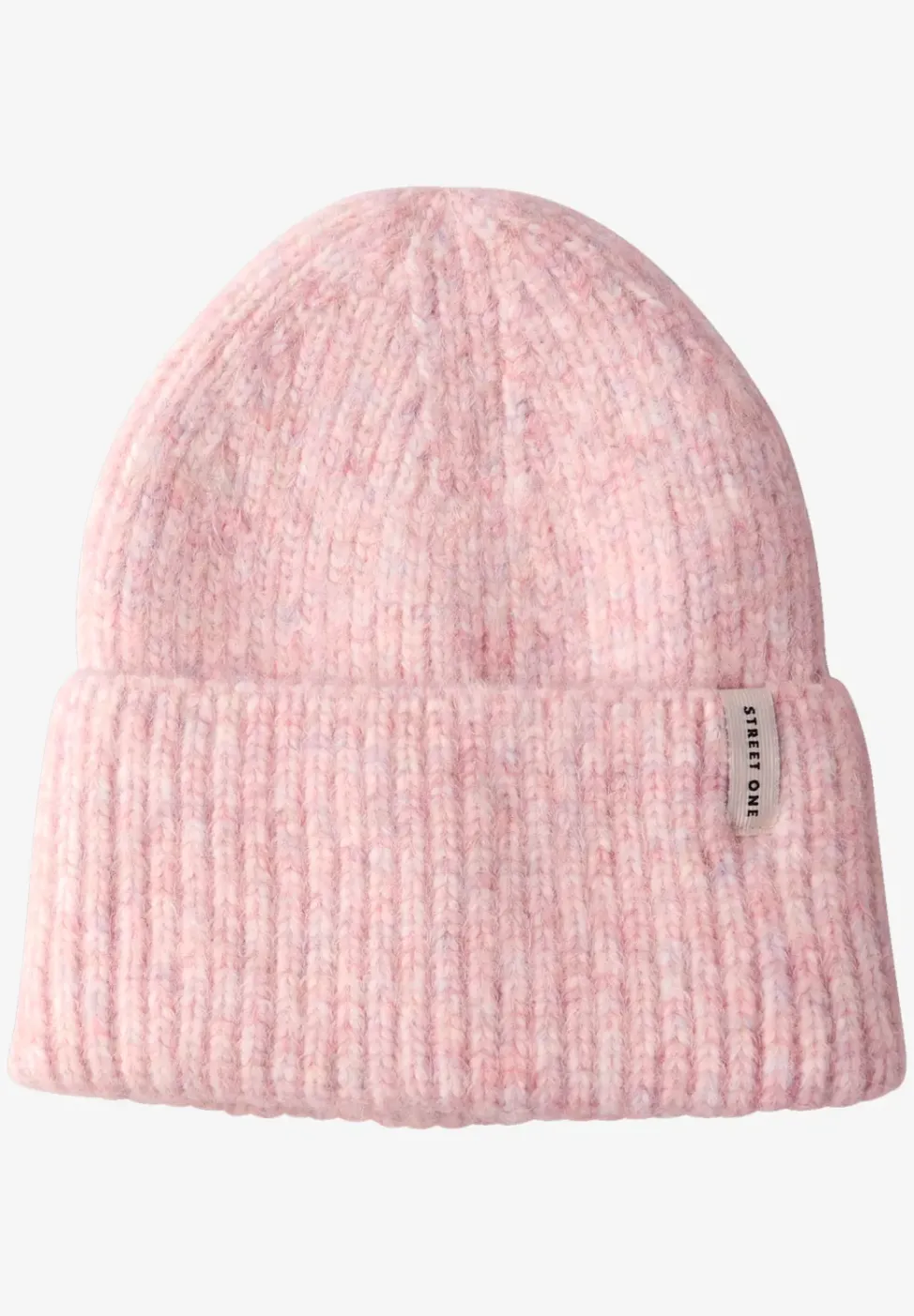 Bonnet tricoté avec une partie en laine