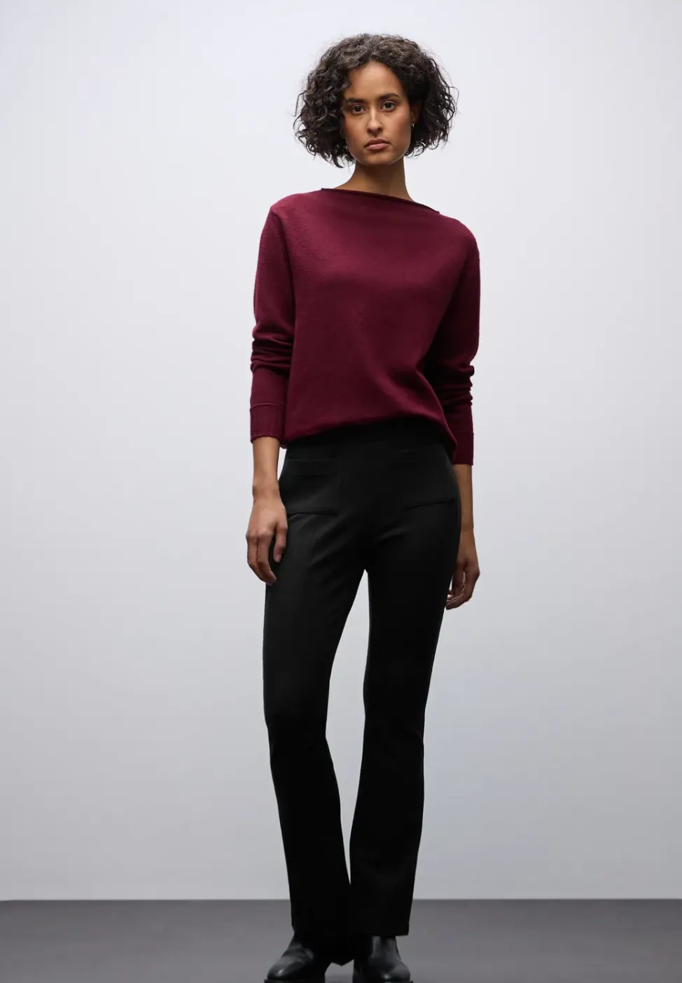 Bootcut pantalon structuré