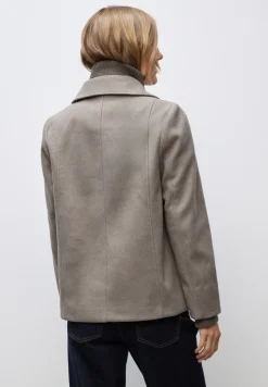 Caban aspect laine avec gilet amovible