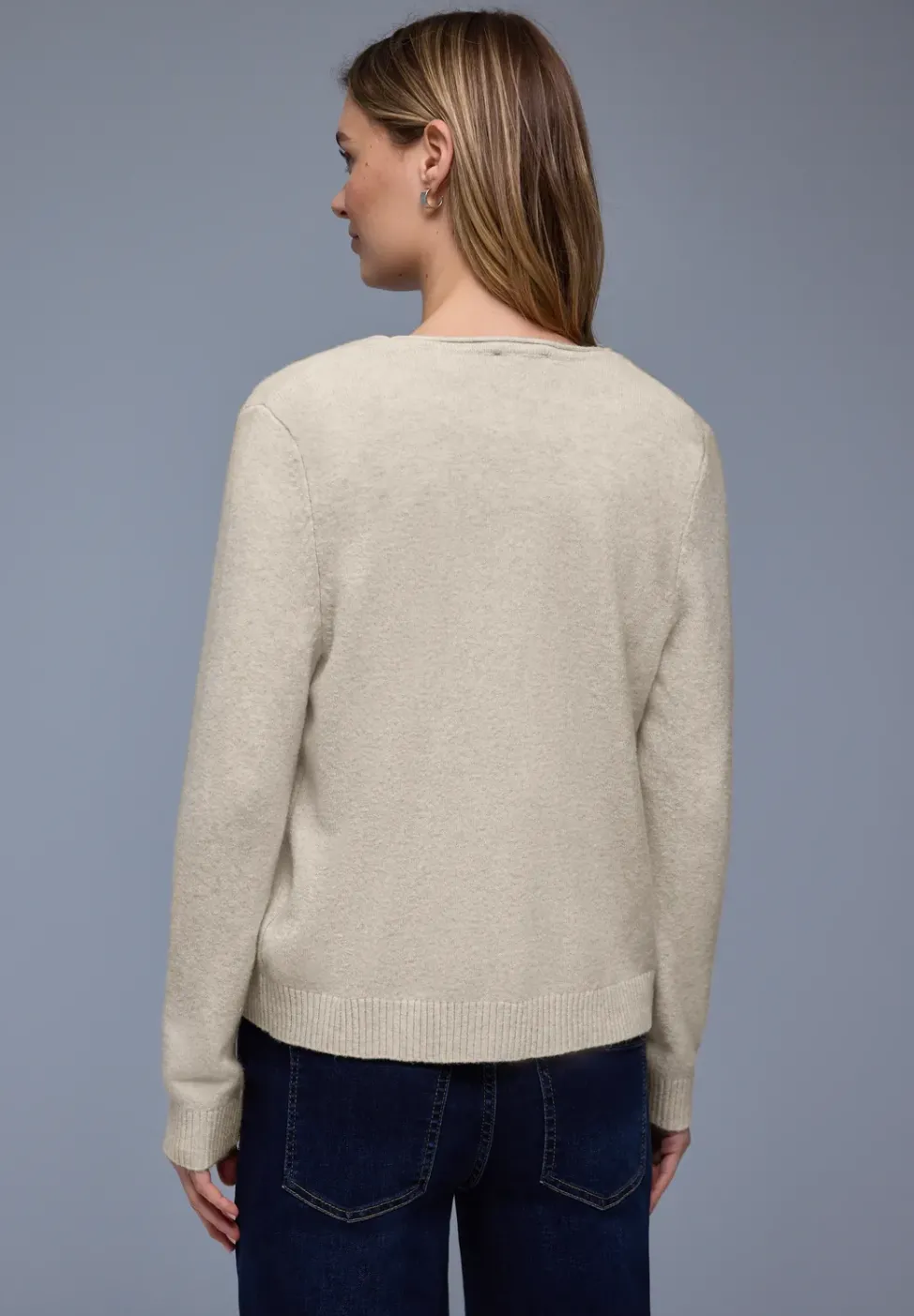 Cardigan douillet à col en V
