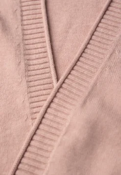 Cardigan avec bord roulé