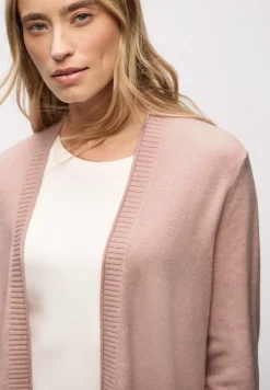 Cardigan avec bord roulé