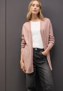 Cardigan avec bord roulé