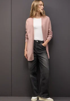 Cardigan avec bord roulé
