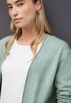 Cardigan avec bord roulé