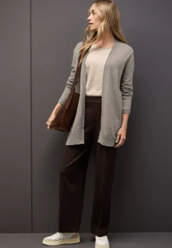 Cardigan avec bord roulé