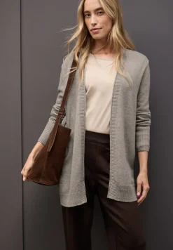 Cardigan avec bord roulé