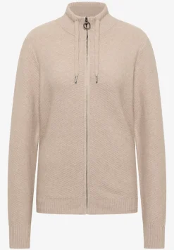 Cardigan avec col montant