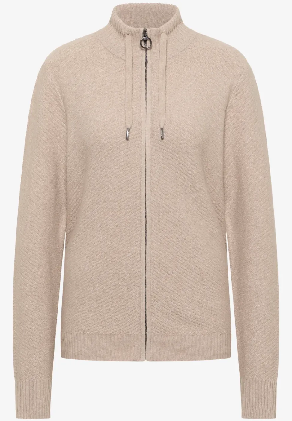 Cardigan avec col montant