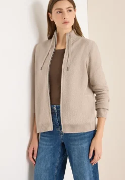 Cardigan avec col montant