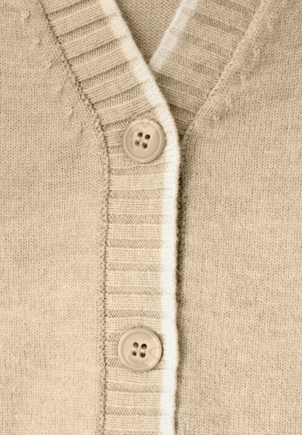 Cardigan avec détails contrastés