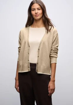 Cardigan avec détails contrastés