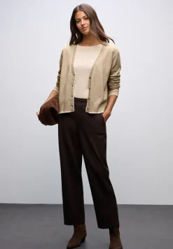 Cardigan avec détails contrastés