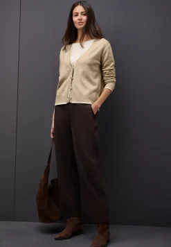 Cardigan avec détails contrastés