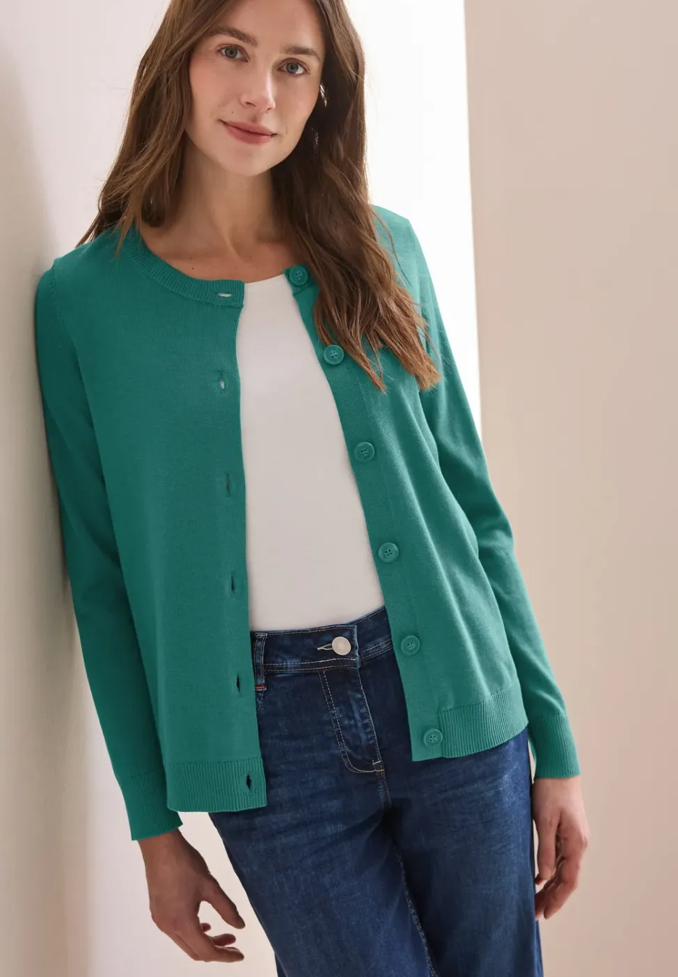 Cardigan avec patte de boutonnage