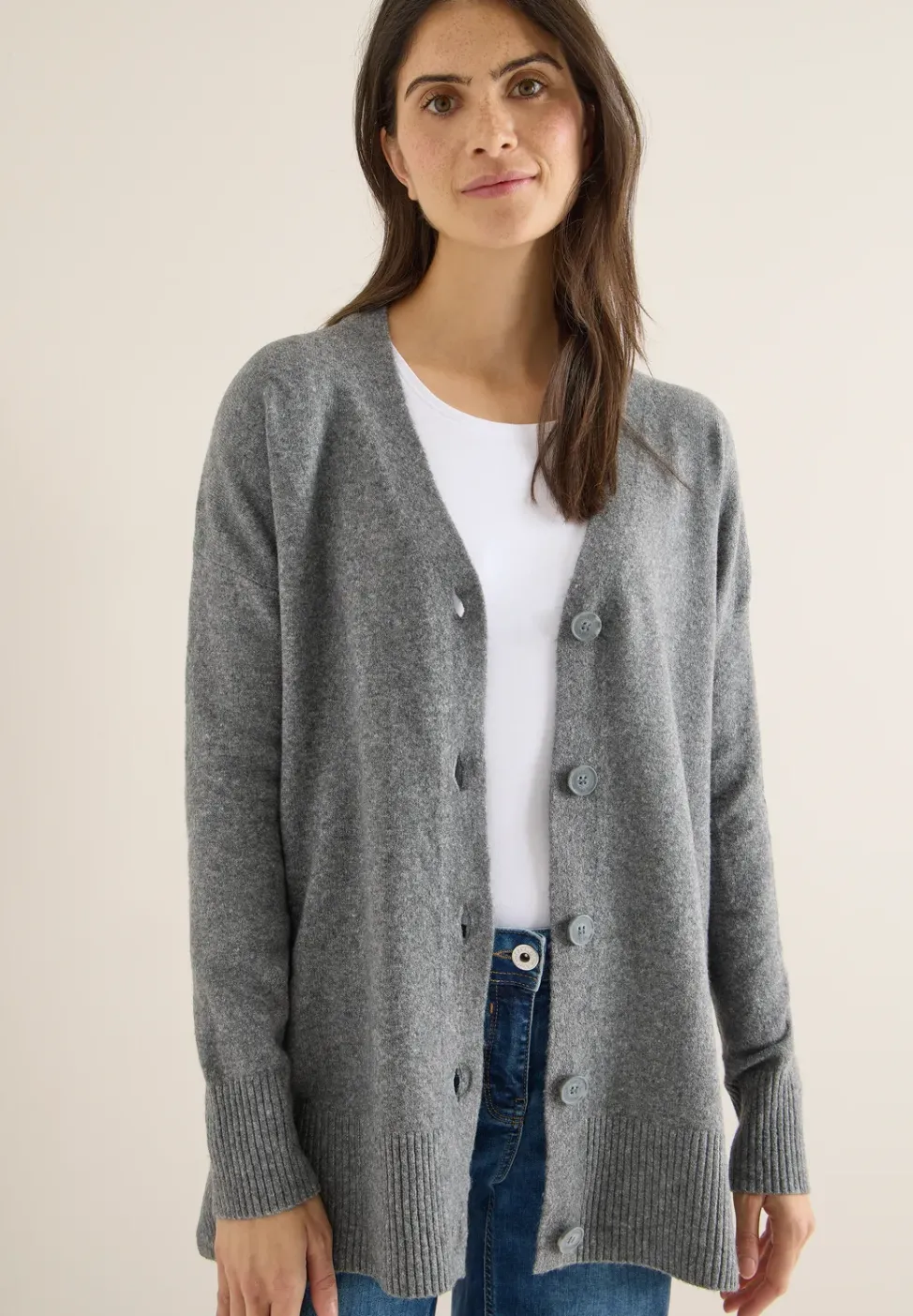 Cardigan avec patte de boutonnage