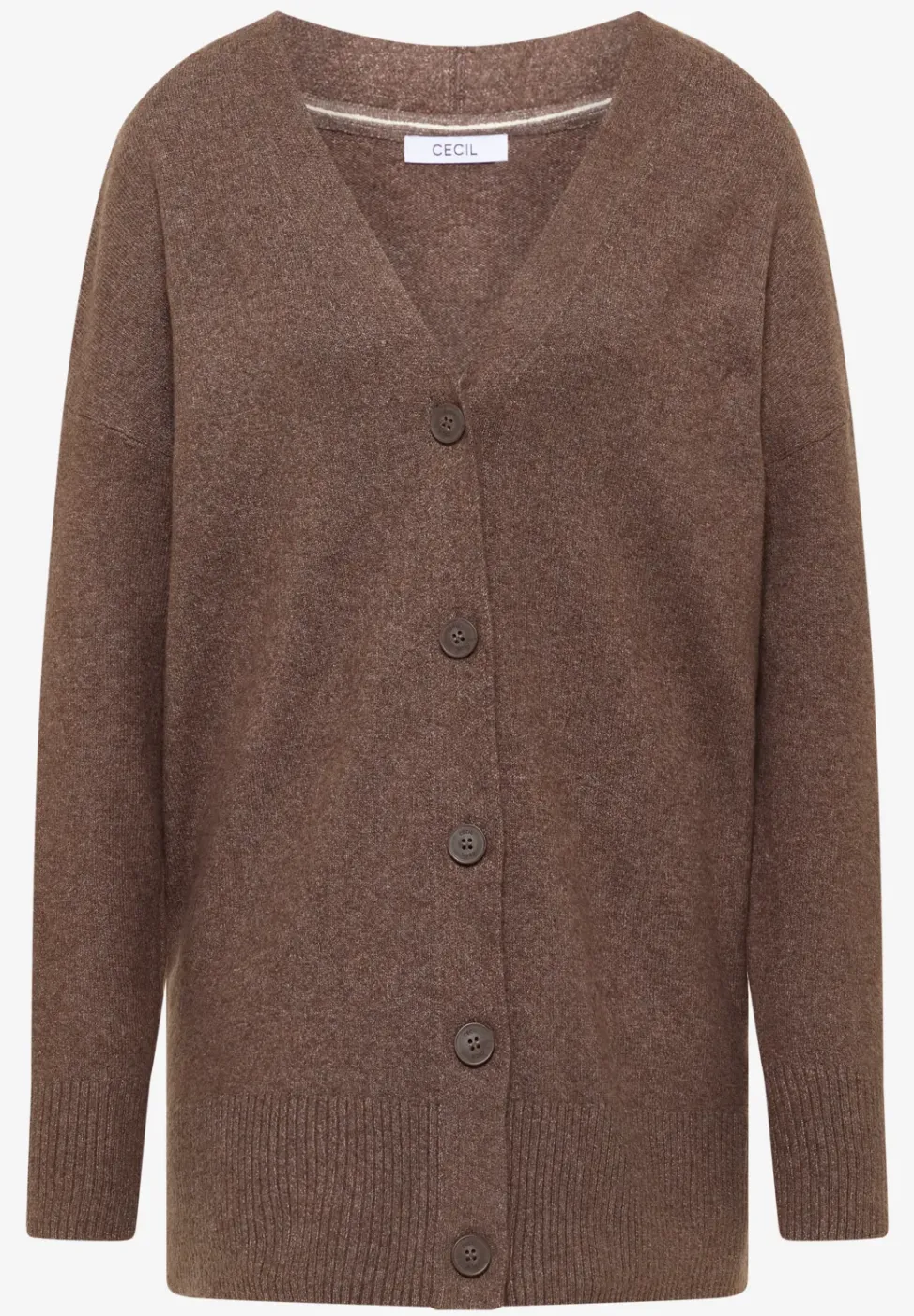 Cardigan avec patte de boutonnage