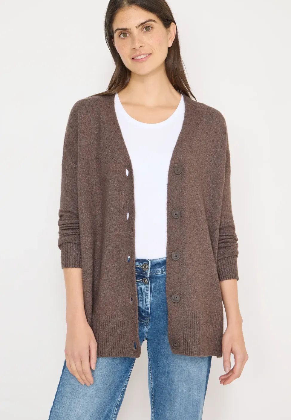 Cardigan avec patte de boutonnage