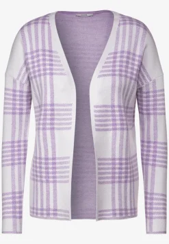 Cardigan à carreaux