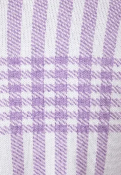Cardigan à carreaux