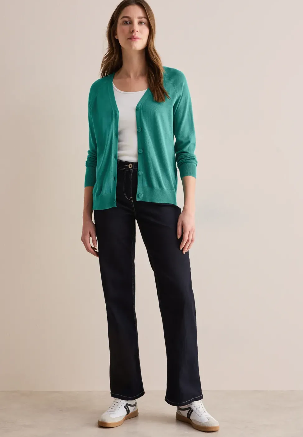 Cardigan col en V