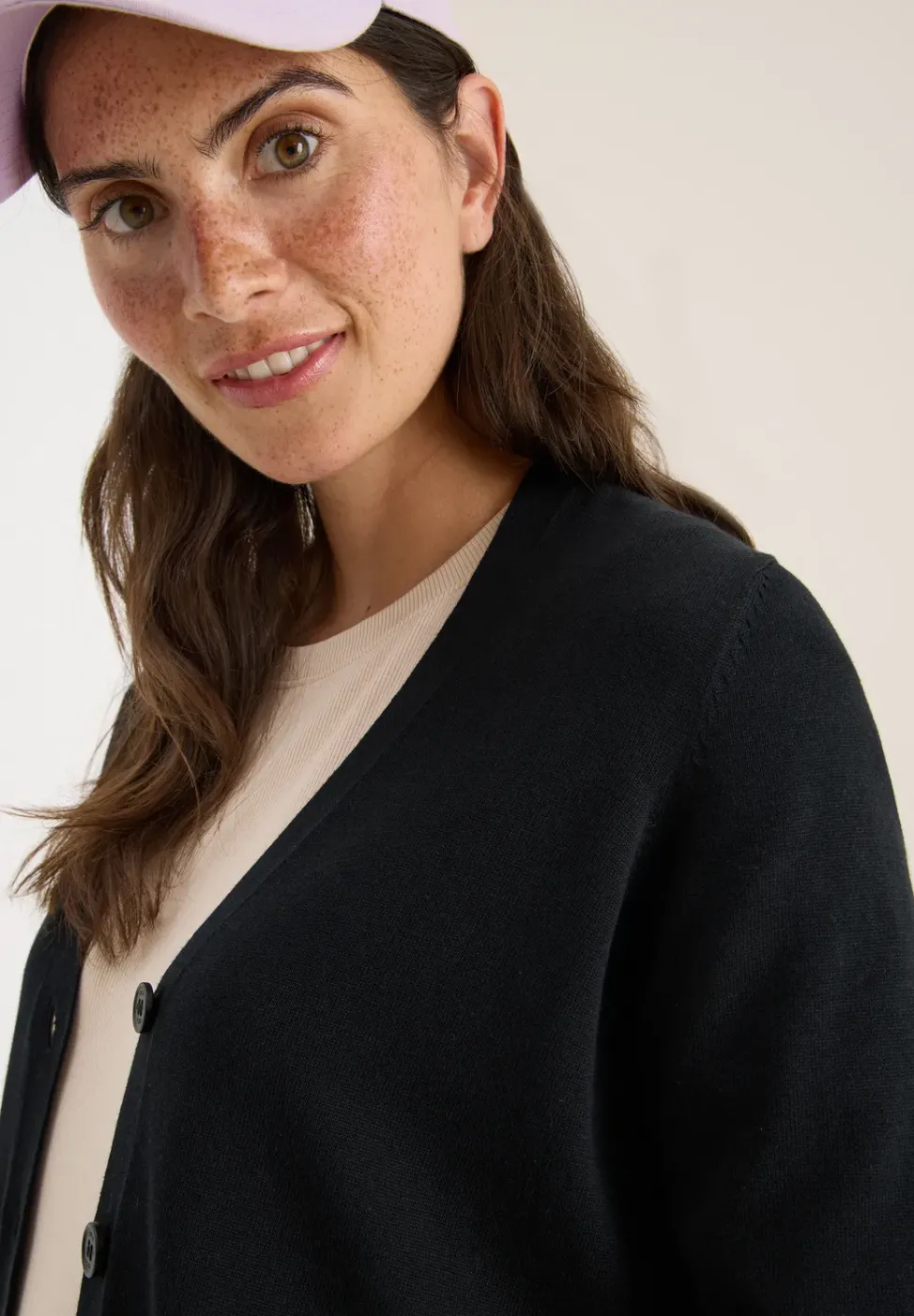 Cardigan col en V