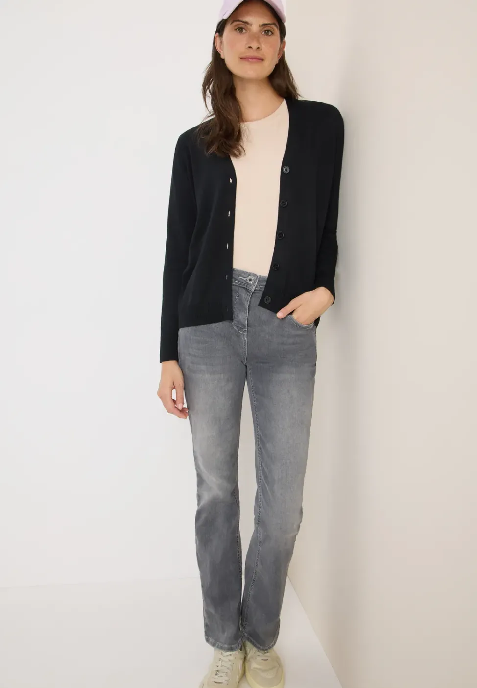 Cardigan col en V