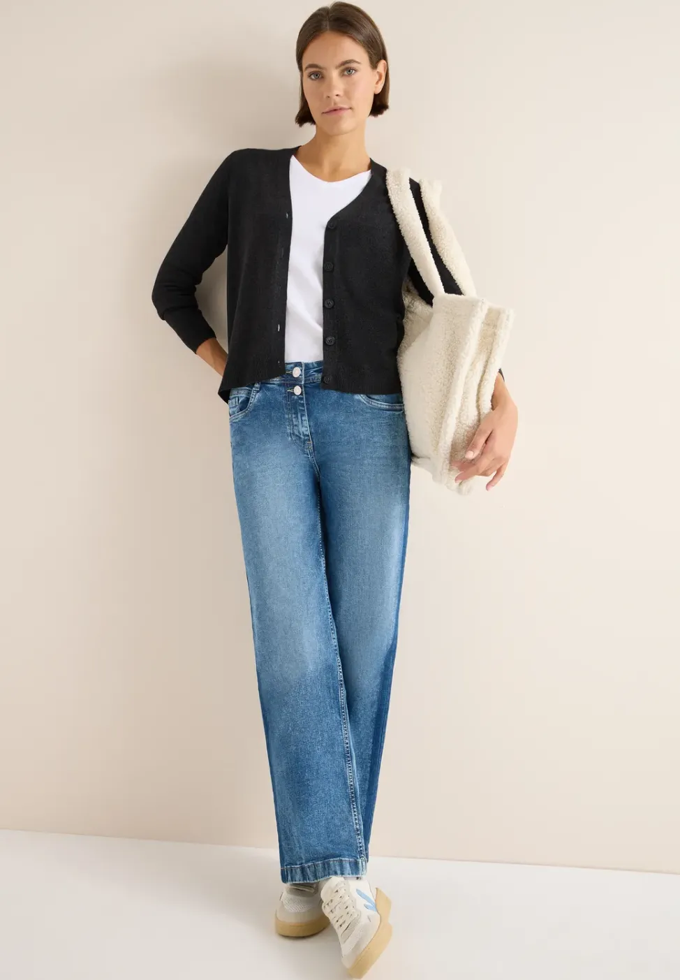 Cardigan col en V