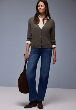 Cardigan douillet à col en V
