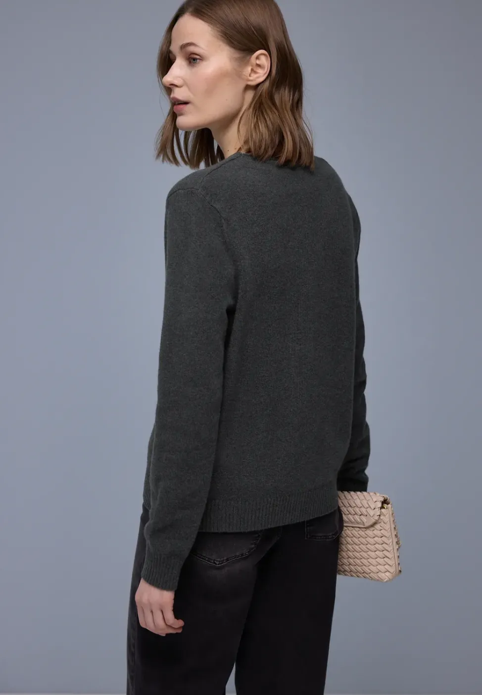 Cardigan douillet à col en V