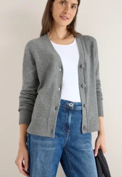 Cardigan doux à col en V