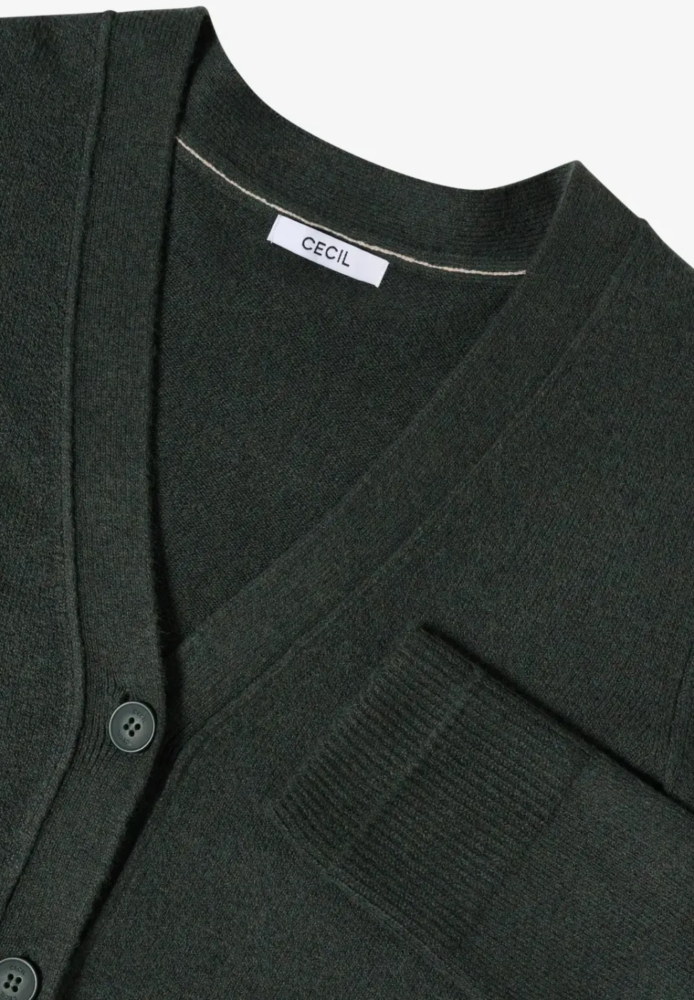 Cardigan doux à col en V