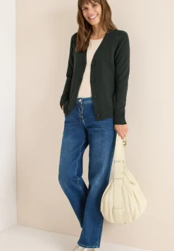 Cardigan doux à col en V