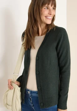 Cardigan doux à col en V