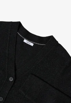 Cardigan doux à col en V