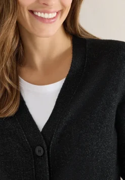 Cardigan doux à col en V