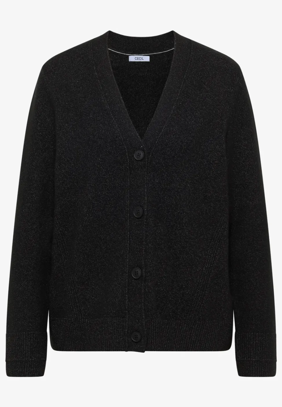 Cardigan doux à col en V