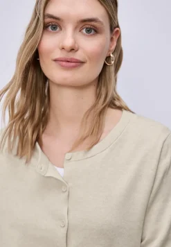 Cardigan en couleur unie
