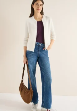 Cardigan jacquard avec fermeture éclair