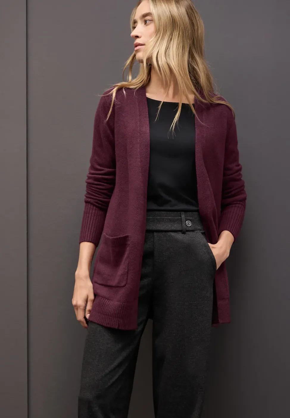 Cardigan ouvert