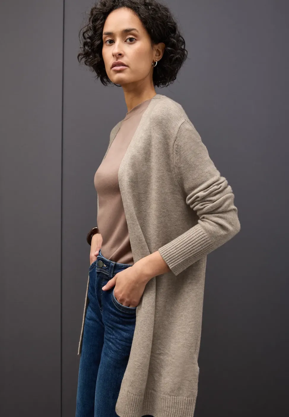 Cardigan ouvert