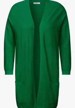 Cardigan ouvert en maille fine