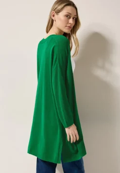 Cardigan ouvert en maille fine