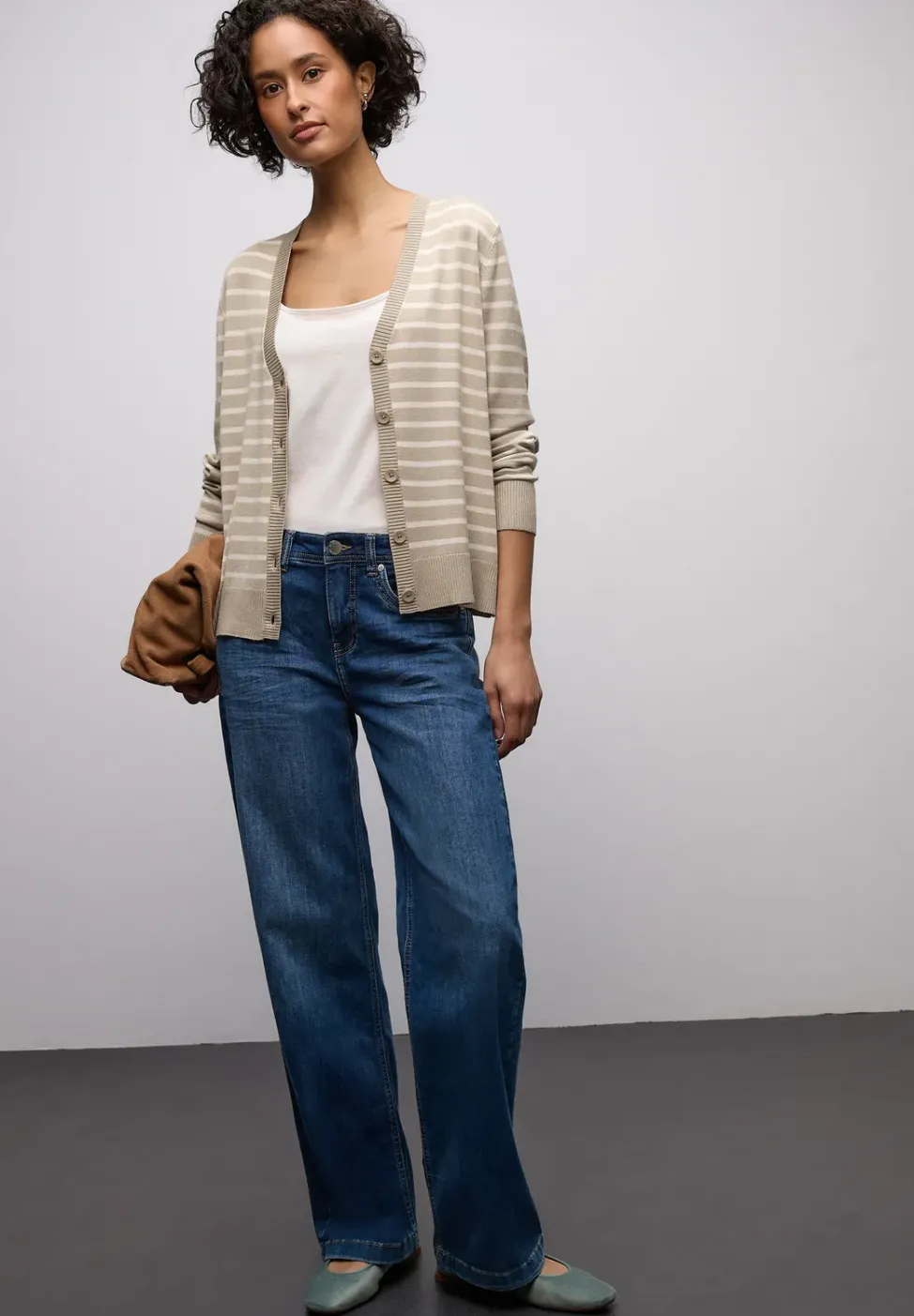 Cardigan rayé