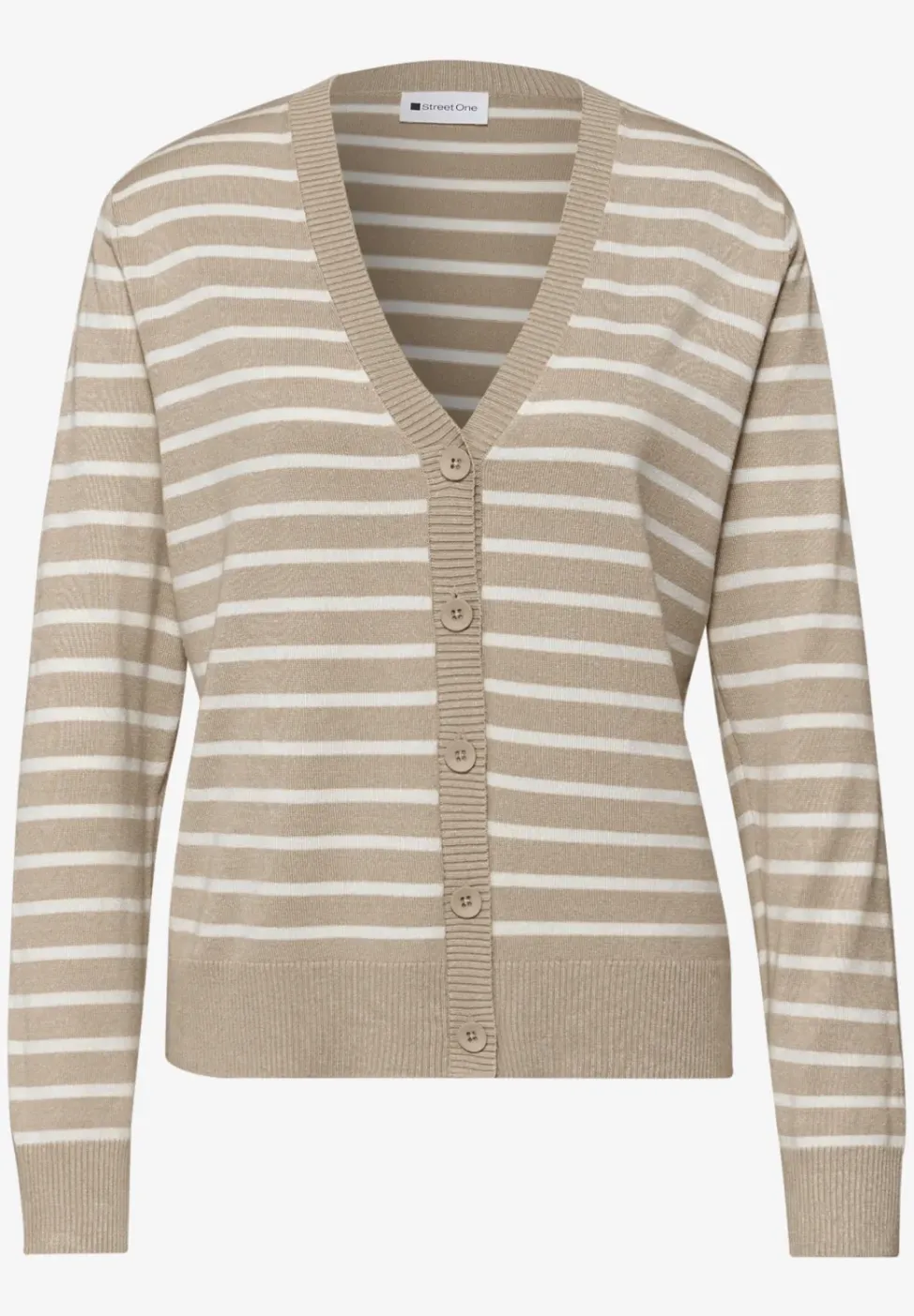 Cardigan rayé