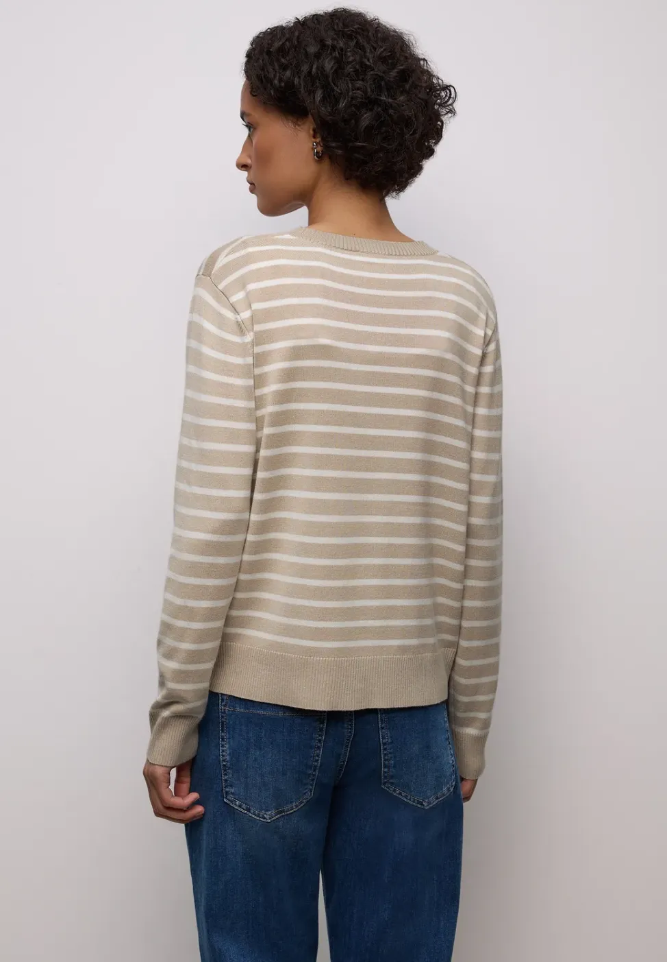 Cardigan rayé