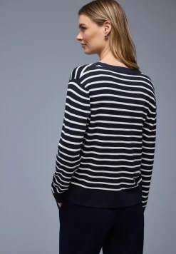Cardigan rayé